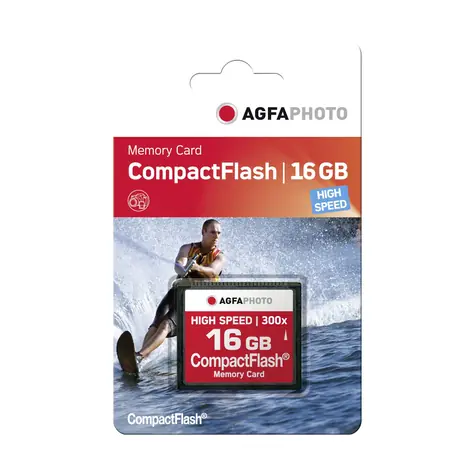 AgfaPhoto Compact Flash 300x CF 16GB / R:45 MB/s / W:25 MB/s