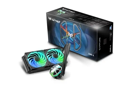 Sapphire NITRO+ S240-A AIO / Komplet vodního chlazení CPU / 2x 120mm / Intel & AMD