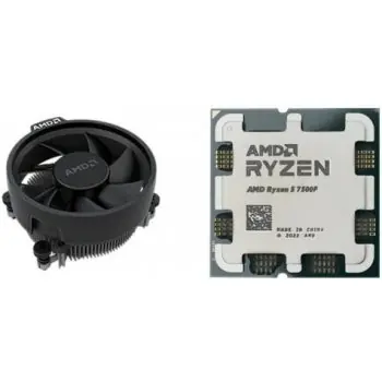 AMD RYZEN 5 7500F @ 3.7GHz / Turbo 5.0GHz / 6C12T / L2 6MB L3 32MB / AM5 / Zen 4 / 65W