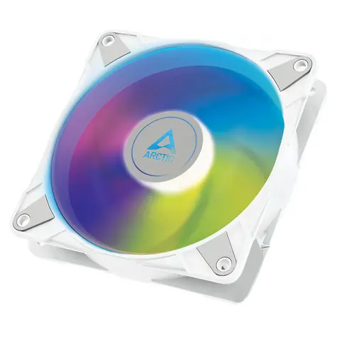 ARCTIC P14 PWM PST ARGB bílá / 140 mm / Fluid Dynamic Bearing / 200-1900 RPM / 68.9 CFM / 4-pin + 3-pin RGB