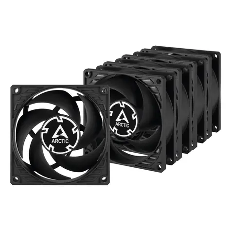 ARCTIC F12 černá 5ks / 120 mm / Fluid Dynamic Bearing / 1350 RPM / 53 CFM / 3-pin