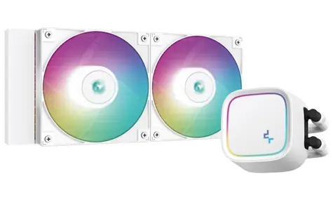 DEEPCOOL LE520 bílá / 2x 120mm / 500-2250 RPM / Intel + AMD