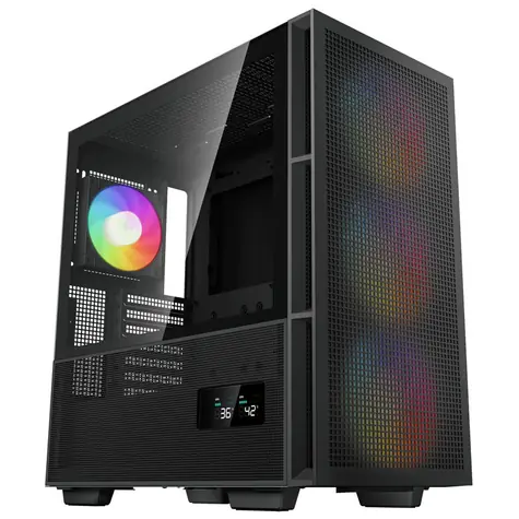 DEEPCOOL CH560 Digital černá / E-ATX / USB 3.0 / USB-C / 1x 120mm / 3x 140mm / bez zdroje / průhledná bočnice 