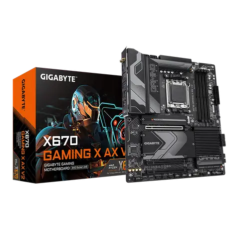 GIGABYTE X670 GAMING X AX V2 DDR5 / AM5 / 4x DDR5 / 3x PCIex16 / 2.5GLAN / Wi-Fi / BT / ATX