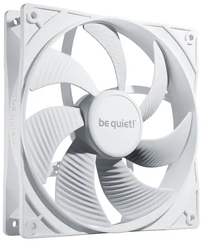 be quiet! Pure Wings 3 140mm PWM bílá / 140mm / Rifle Bearing / 21.9dB @ 1200RPM / 57.4CFM / 4-pin PWM