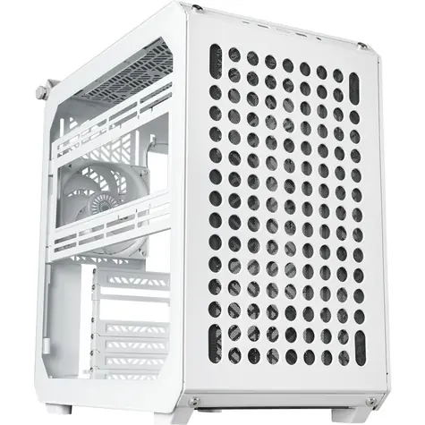 Cooler Master QUBE 500 bílá / E-ATX / 2x USB-A 3.2 & 1x USB-C 3.2 2x2 / 1x 120mm / bez zdroje / průhledná bočnice