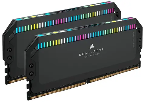 Corsair Dominator Platinum RGB 64GB (2x 32GB) DDR5 5600MHz (64) černá / CL40 / DIMM / XMP 3.0