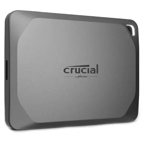 Crucial X9 4TB šedá / Externí SSD / USB 3.2 Gen2 Type-C / R:1050MBs / W:1050MBs / 5y