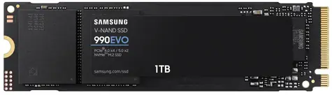 SAMSUNG 990 EVO 1TB / SSD / M.2 NVMe PCI-E 4.0 / TLC / R:5000 MBps / W:4200 MBps / IOPS: 680K&800K / MTBF 1.5mh / 5y / doprodej