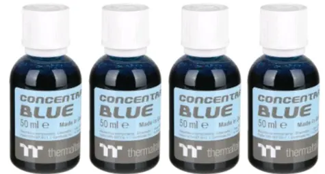 THERMALTAKE Premium Concentrate 4x 50ml modrá / Přísada do chaladící kapaliny PC