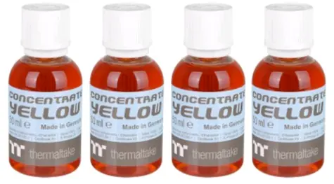 THERMALTAKE Premium Concentrate 4x 50ml žlutá / Přísada do chaladící kapaliny PC