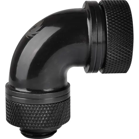 THERMALTAKE Pacific G14 PETG Tube 90-Degree Compression 16mm OD černá
