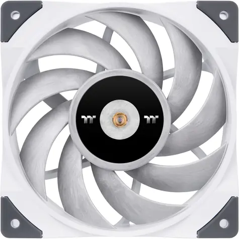 THERMALTAKE TOUGHFAN 12 bílá / Ventilátor / 120 mm / Hydraulic Bearing / 2000 RPM @ 22.3 dB / 58.35 CFM