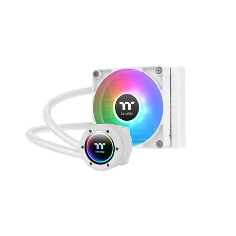 THERMALTAKE TH120 V2 ARGB bílá / AIO vodní chladič CPU / 120 mm / 2000 RPM @ 25.8 dB / 57.05 CFM / 4 pin