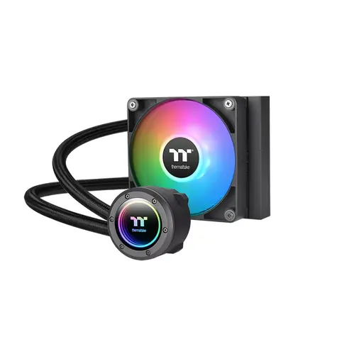 THERMALTAKE TH120 V2 ARGB černá / AIO vodní chladič CPU / 120 mm / 2000 RPM @ 25.8 dB / 57.05 CFM / 4 pin