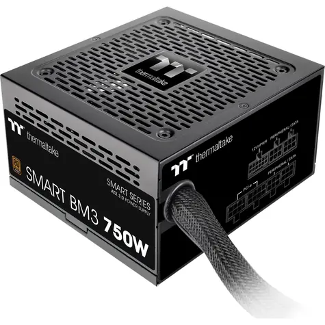 THERMALTAKE Toughpower Smart BM3 750W černá / ATX / 750W / 120mm ventilátor / 80PLUS Bronze / semi-modulární