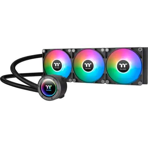 THERMALTAKE TH360 V2 ARGB černá / AIO vodní chladič CPU / 3x 120 mm / 2000 RPM @ 25.8 dB / 57.05 CFM