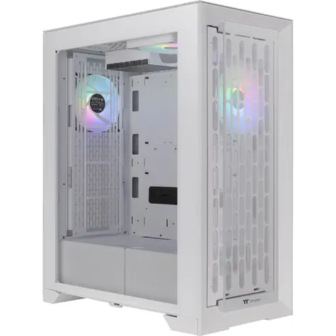 THERMALTAKE CTE T500 TG bílá / E-ATX / 1x USB-C 3.2 / 2x USB-A 3.0 / bez zdroje / průhledná bočnice 
