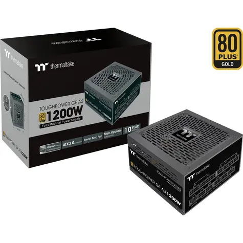 THERMALTAKE Toughpower GF A3 1200W černá / ATX / 1200W / 140mm ventilátor / 80PLUS Gold / modulární