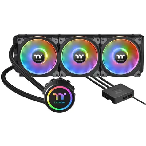THERMALTAKE Floe DX RGB 360 černá / AIO vodní chladič CPU / 3x 120 mm / 1500 RPM @ 23.9 dB / 42.45 CFM