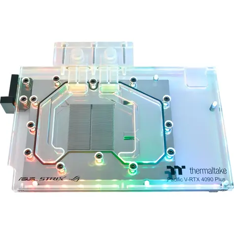 THERMALTAKE Pacific V-RTX 4090 Plus (ASUS ROG & TUF) GPU Water Block čirá / Vodní blok pro RTX 4090