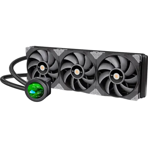 THERMALTAKE Toughliquid Ultra 420 šedá / AIO vodní chladič CPU / 3x 140 mm / 2000 RPM @ 33.2 dB / 119.1 CFM