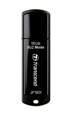 Transcend JetFlash 180I 16GB černá / Flash Disk / USB 3.1 Gen 1 / R: 155MBs / W: 135MBs 