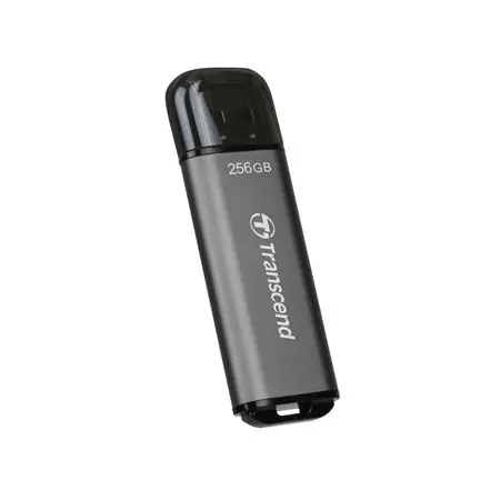Transcend JetFlash 920 256GB šedá / Flash Disk / USB 3.2 Gen 1 / R: 420MBs / W: 400MBs