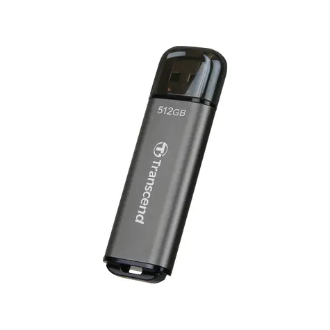 Transcend JetFlash 920 512GB šedá / Flash Disk / USB 3.2 Gen 1 / R: 420MBs / W: 400MBs 