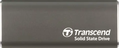 Transcend ESD265C Externí SSD 500GB šedá / USB-C 3.2 / R: 1050MBs / W: 950MBs        
