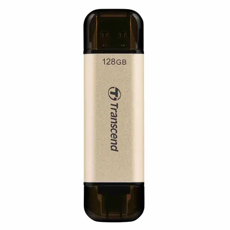 Transcend JetFlash 930C 512GB zlatá / Flash Disk / USB-A/C 3.2 Gen 1 / R: 420MBs / W: 400MBs 