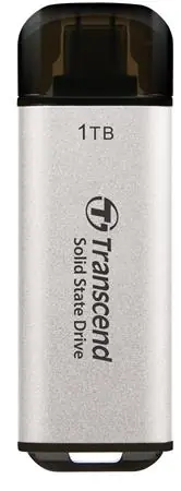 Transcend ESD300S Externí SDD 1TB šedá / USB-C 3.2 Gen 2 / R: 1050MBs / W: 950MBs                         