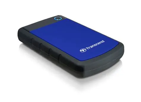 Transcend StoreJet 25H3B Externí HDD 4TB modrá / USB 3.1 Gen 1 / 5400 RPM      