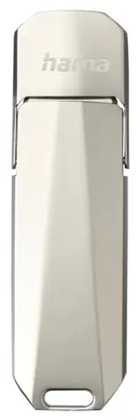 Hama USB Uni-C Deluxe 64 GB stříbrná / Flash disk / USB-C 3.1 / čtení: až 70 MBs