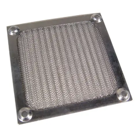 Kolink Hliníkový prachový filtr ventilátoru 120mm stříbrná 