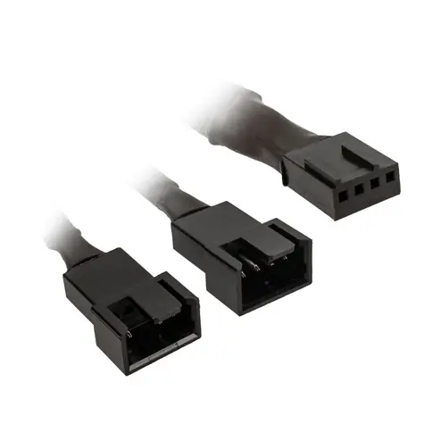 Kolink Kabel rozbočovače 1-2 ventilátorů PWM 35cm černá / opletený