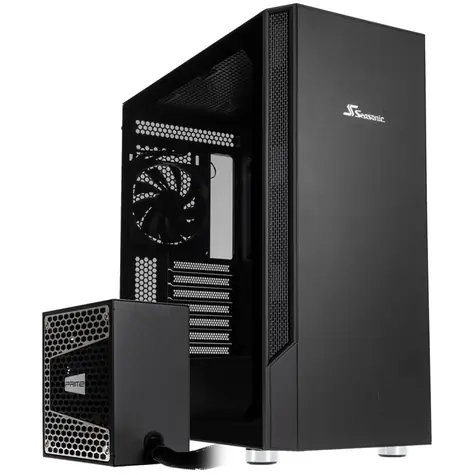 Seasonic Arch Q503 Midi Tower + CONNECT DGC-650 Gold černá / ATX / 1xUSB-A + 1xUSB-C / 650W / průhledná bočnice