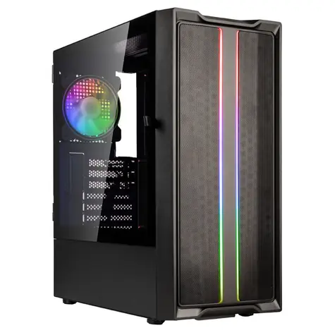 Kolink Inspire K12 ARGB černá / ATX / 1x USB-A 3.0 / 2x USB-A 2.0 / 1x 120mm / bez zdroje / průhledná bočnice 