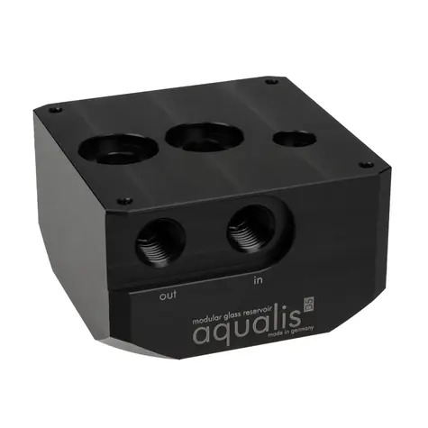 Aqua Computer Pump adapter for D5 pumps compatible with aqualis base G1/4