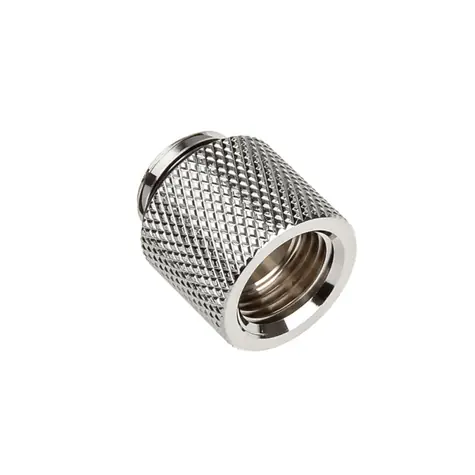 BitsPower Adaptér G1/4 palce samec na G1/4 palce samice - 15 mm stříbrná