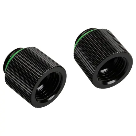BitsPower Touchaqua adaptér přímý G1/4 palce vnější na G1/4 palce vnitřní 15mm černá / 2 ks