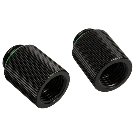 BitsPower Touchaqua adaptér přímý G1/4 palce vnější na G1/4 palce vnitřní 20 mm černá / 2 ks