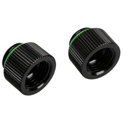 BitsPower Touchaqua adaptér přímý G1/4 palce vnější na G1/4 palce vnitřní 10mm černá / 2 ks