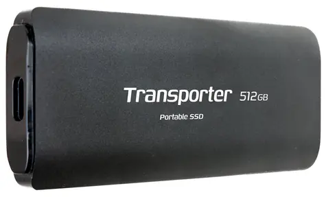 Patriot Transporter 512GB černá / Externí SSD / R: 1000MBs / W: 1000MBs / USB-C 3.2 Gen 2