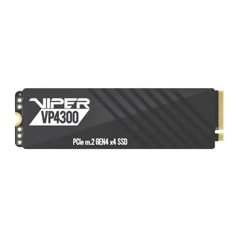 Patriot Viper VP4300 2TB černá / SSD / M.2 2280 / R: 7400MBs / W: 6800MBs / PCIe Gen 4