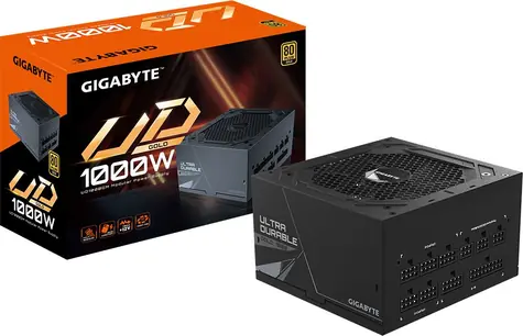 GIGABYTE UD1000GM / ATX / 1000W / modulární / 80PLUS GOLD / aktivní PFC / 120mm ventilátor 