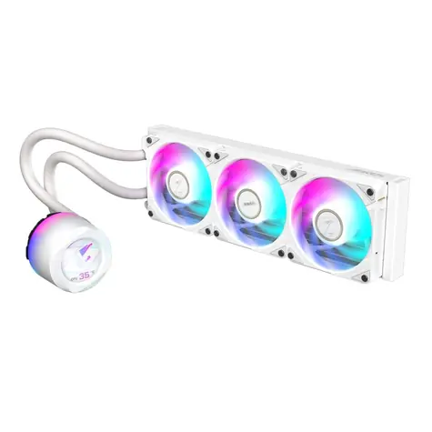 GIGABYTE AORUS WATERFORCE X II 360 ICE / 3x 120mm / 37.5 dB / 72 CFM / 800-2400RPM / RGB / Intel + AMD