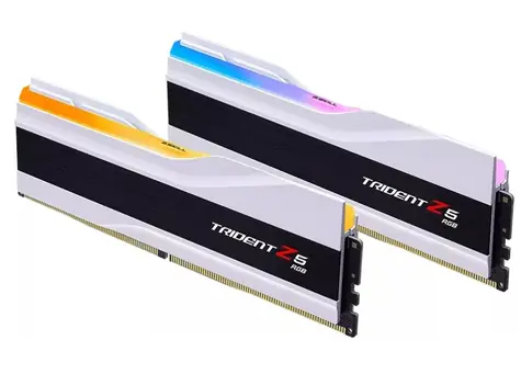 G.Skill Trident Z5 RGB White 48GB (2x 24GB) 7600MHz / DDR5 / CL38 / DIMM / 1.35V / Non-ECC / Unbuffered / XMP 3.0