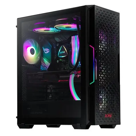 ADATA XPG STARKER AIR (BKCWW) černá / ATX / 2x USB-A 3.0 / 2x 120mm / bez zdroje / průhledná bočnice