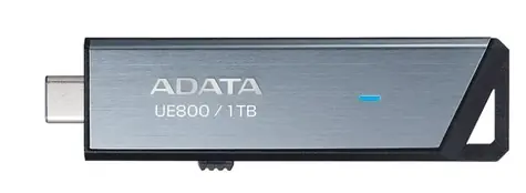 ADATA UE800 1TB stříbrná / USB 3.2 Type C / čtení: 1000MBps